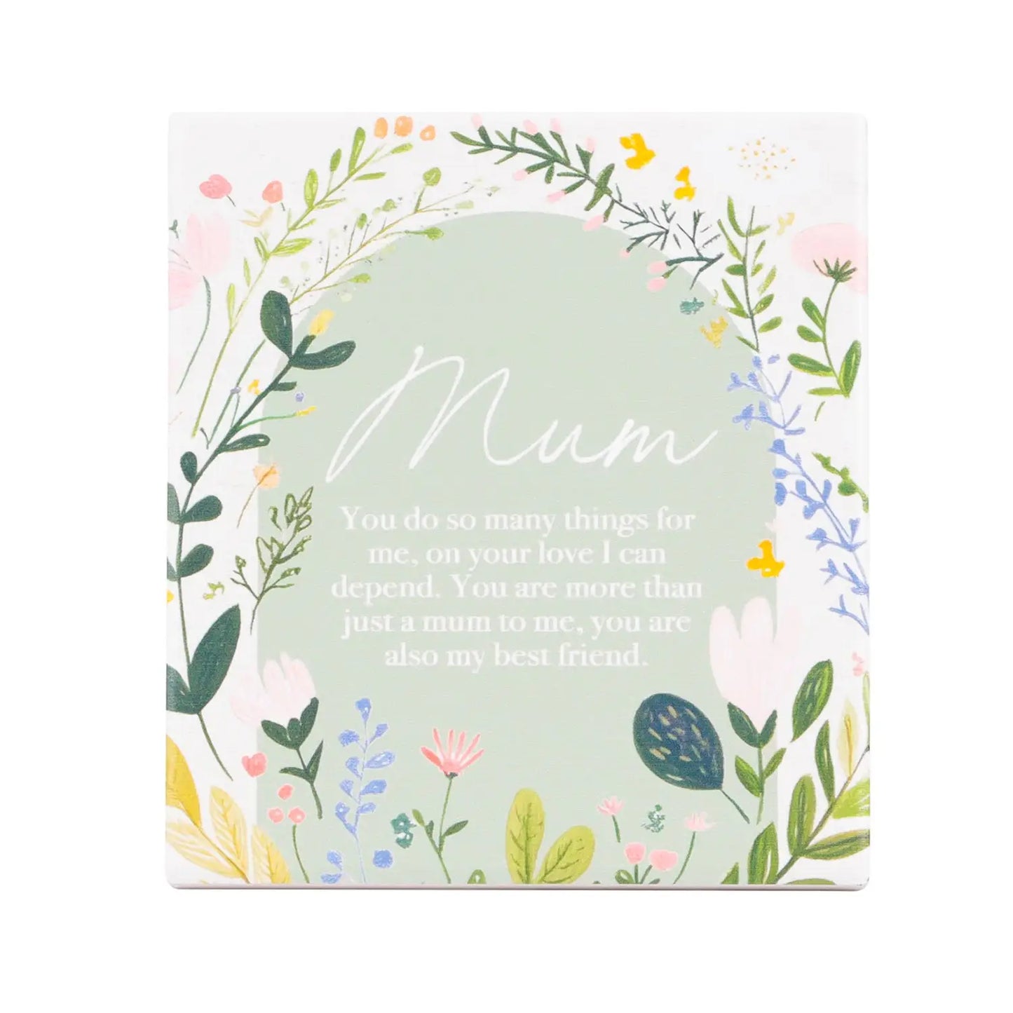 Ceramic Verse Plaque Cottage Grove Mum