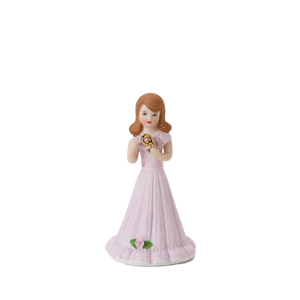 GROWING UP GIRL AGE 9 BRUNETTE BY ENESCO