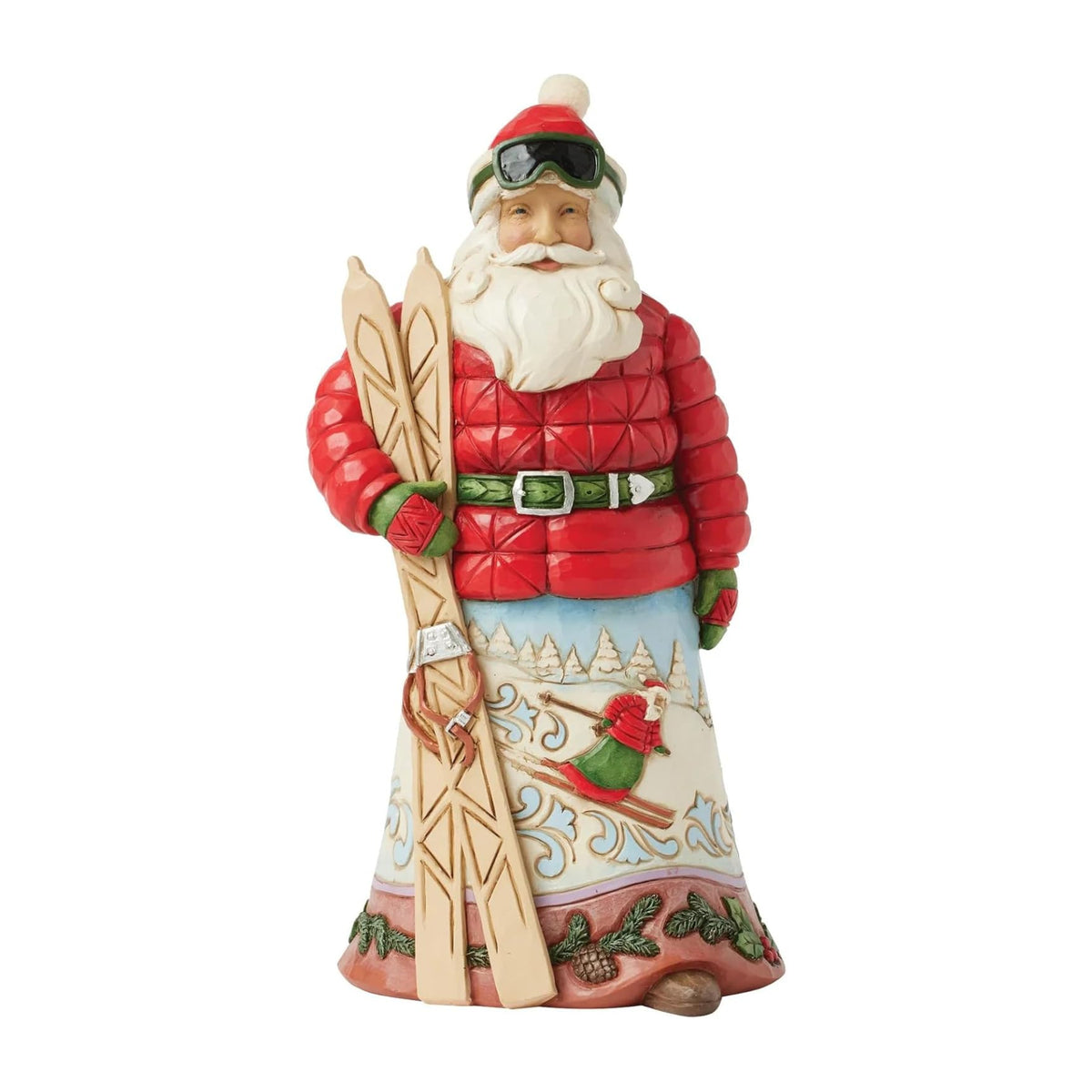 Heartwood Creek By Jim Shore Santa Gone Skiing Figurine
