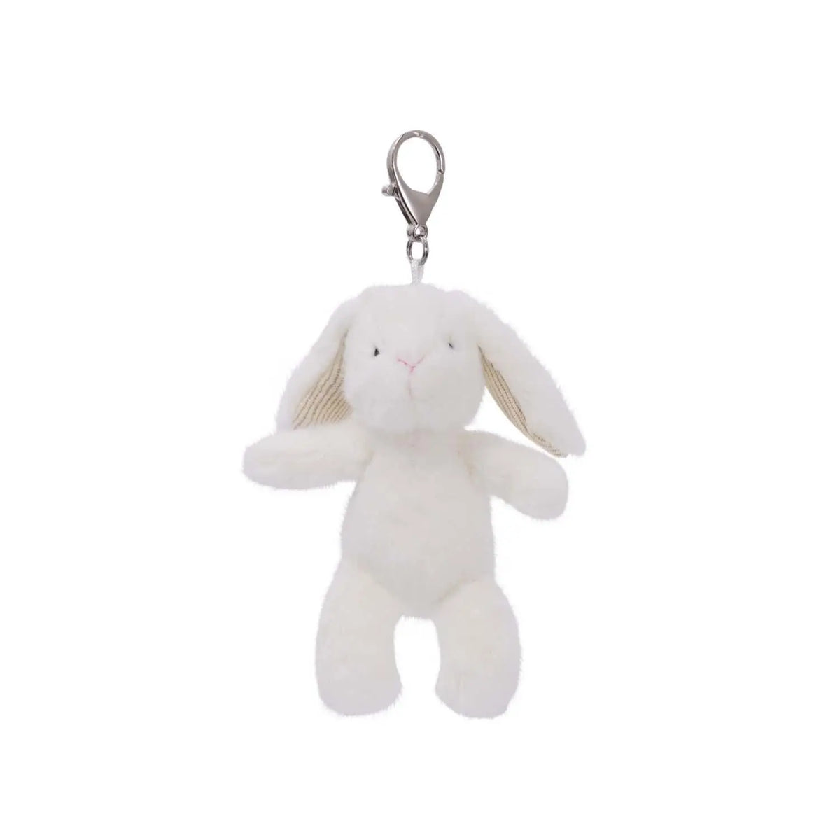 Mary Meyer Soft Bunny White Bag Charm
