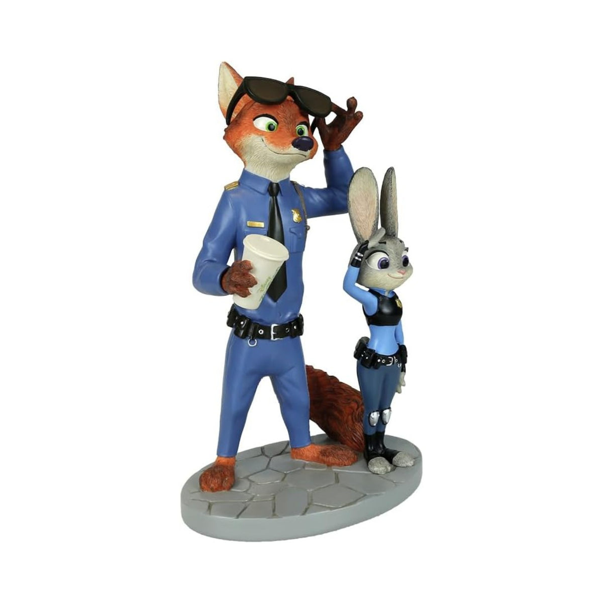 Disney Showcase Nick Wild & Judy Hopps In Uniform Zootopia