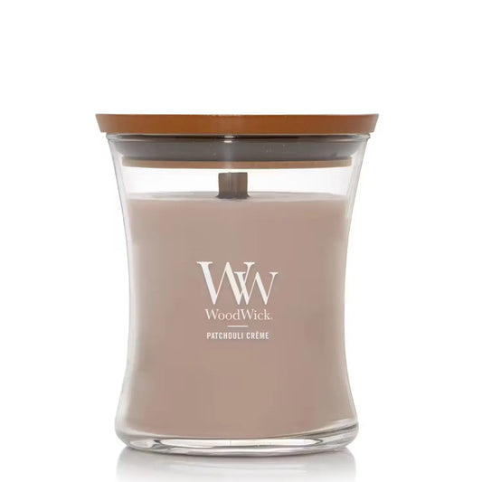 WoodWick Candle Patchouli Crème Medium