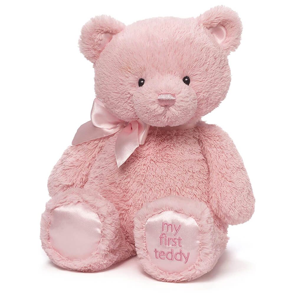 GUND MY FIRST TEDDY PINK LARGE 38CM