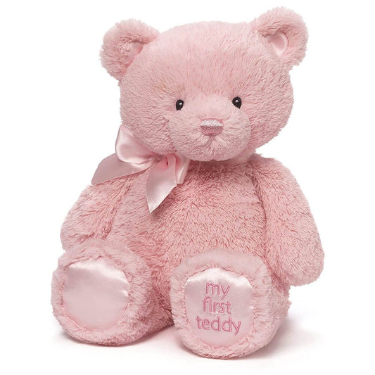 GUND MY FIRST TEDDY PINK LARGE 38CM