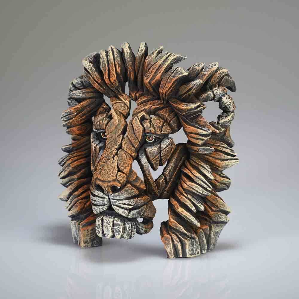 Edge Sculpture Lion Bust Miniature Figure