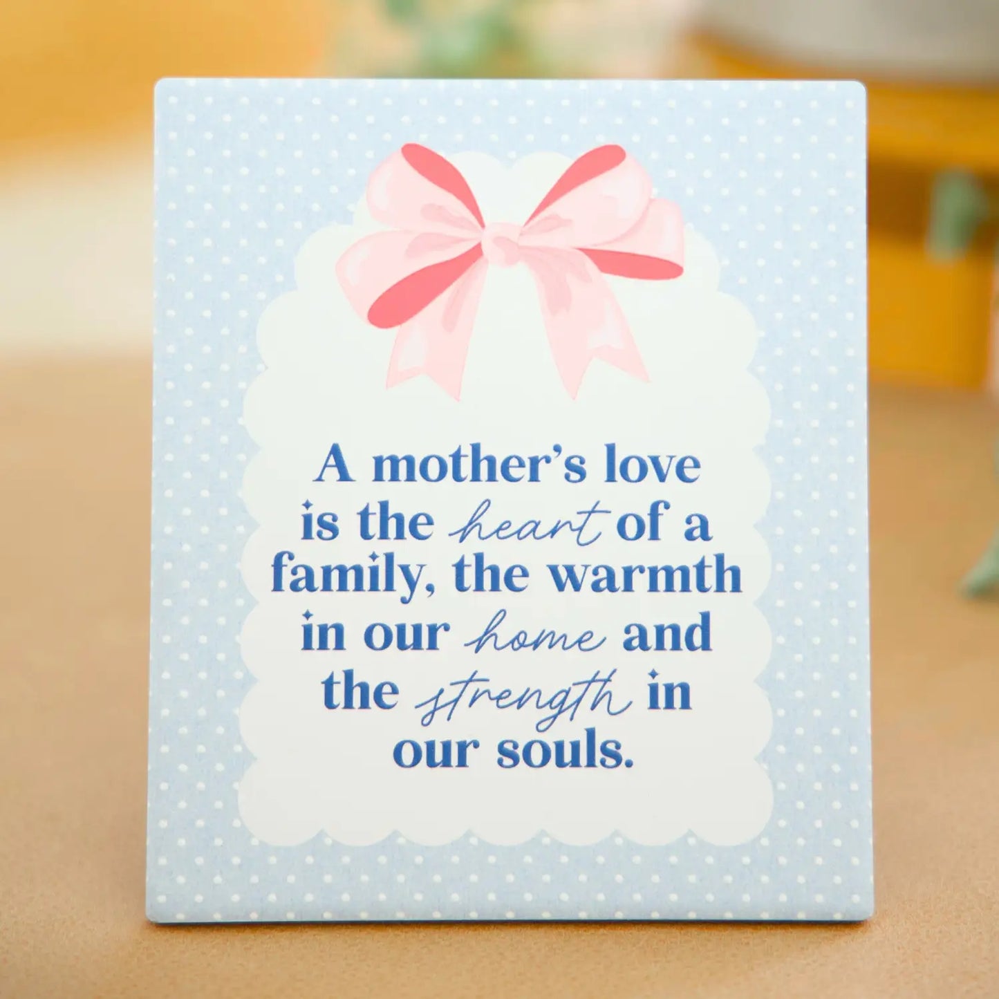 Verse Plaque A Mother's Love