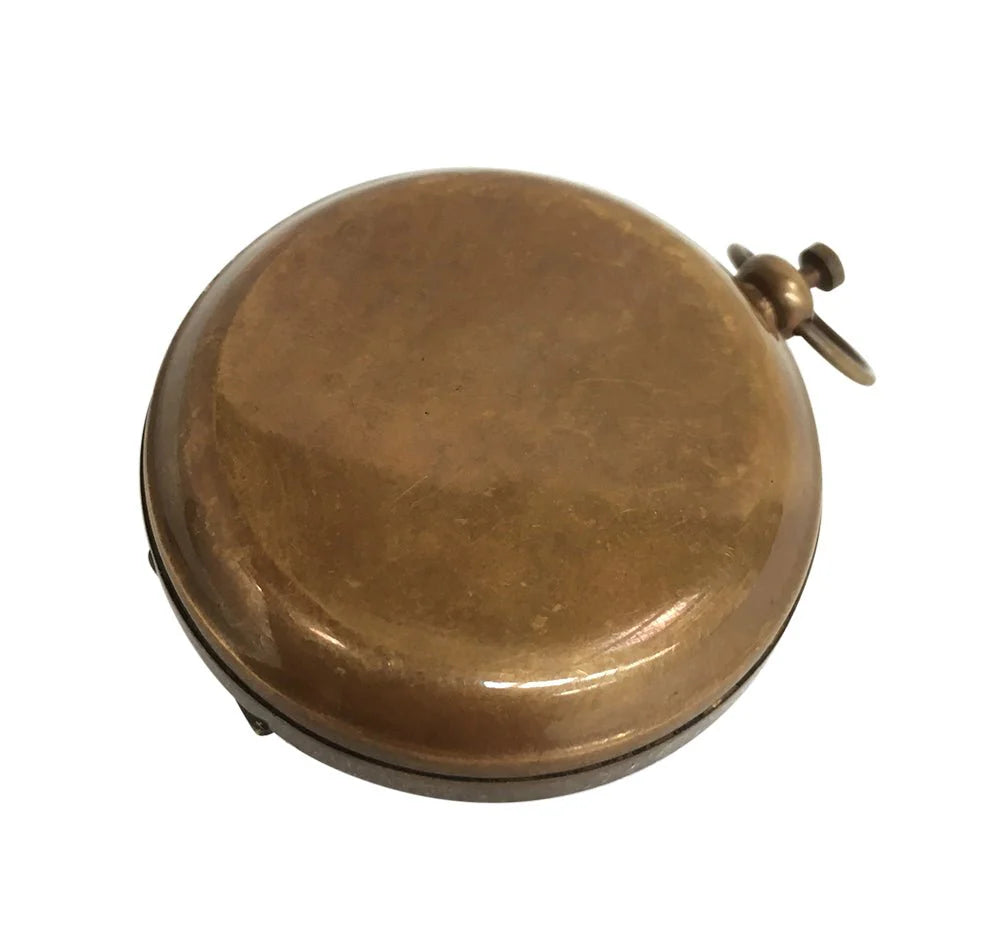 Sundial Metal Push Button Antique Finish