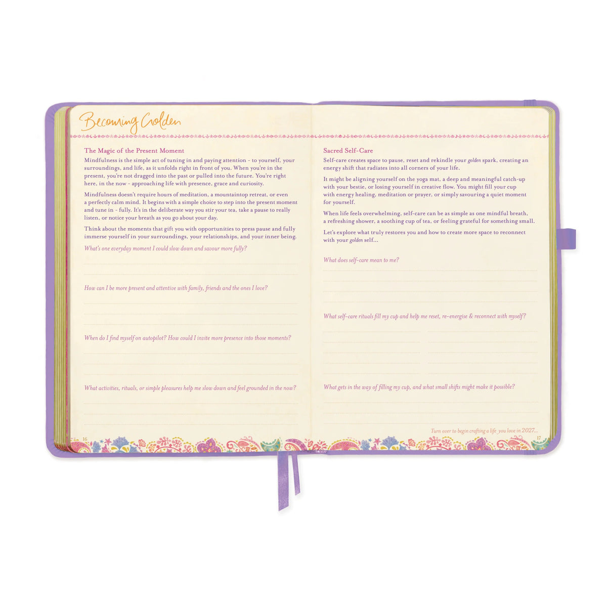 Intrinsic 2027 Diary Planner The Year To Ignite Your Light - Amethyst Purple