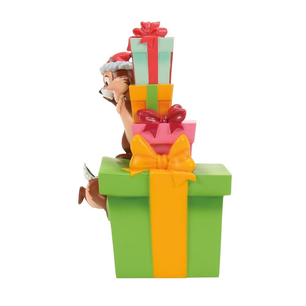 Disney Showcase Christmas Chip 'N' Dale With Gifts