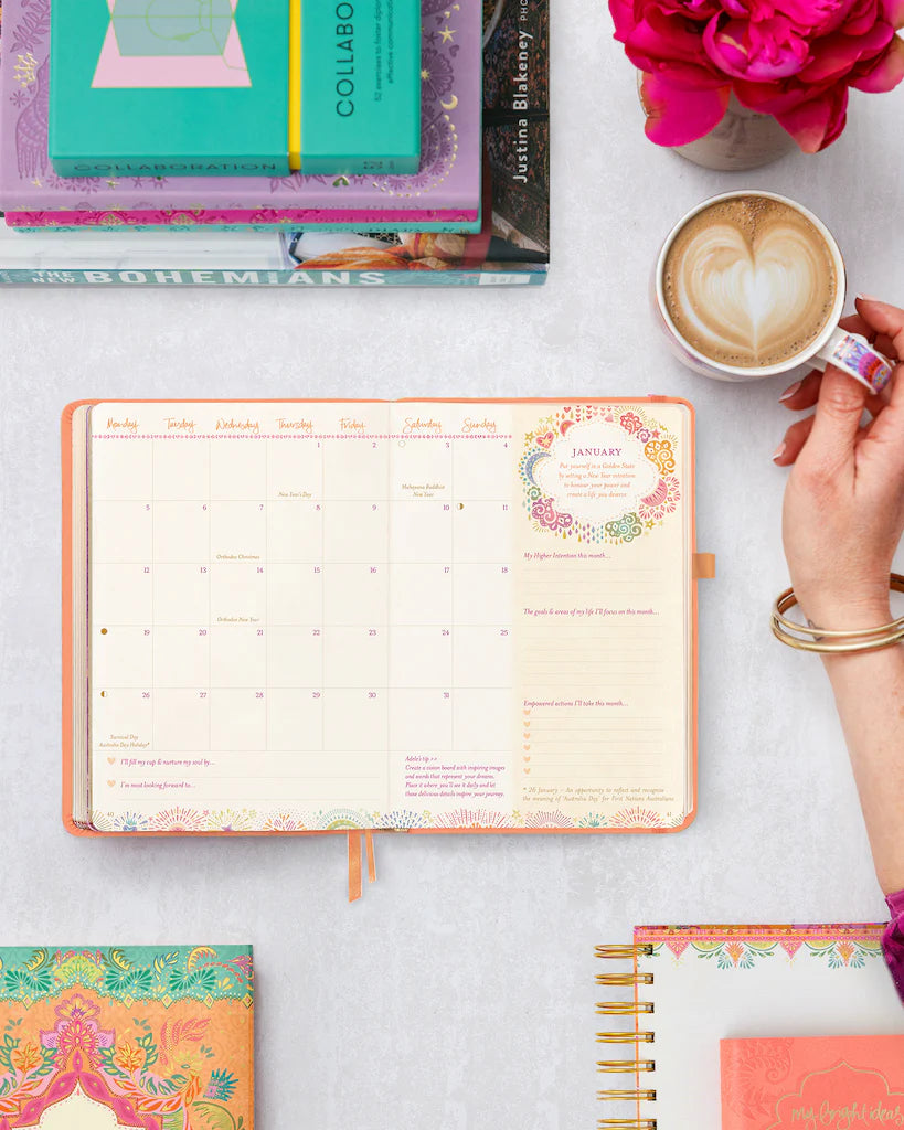 Intrinsic 2026 Diary The year for radiating joy - Peach