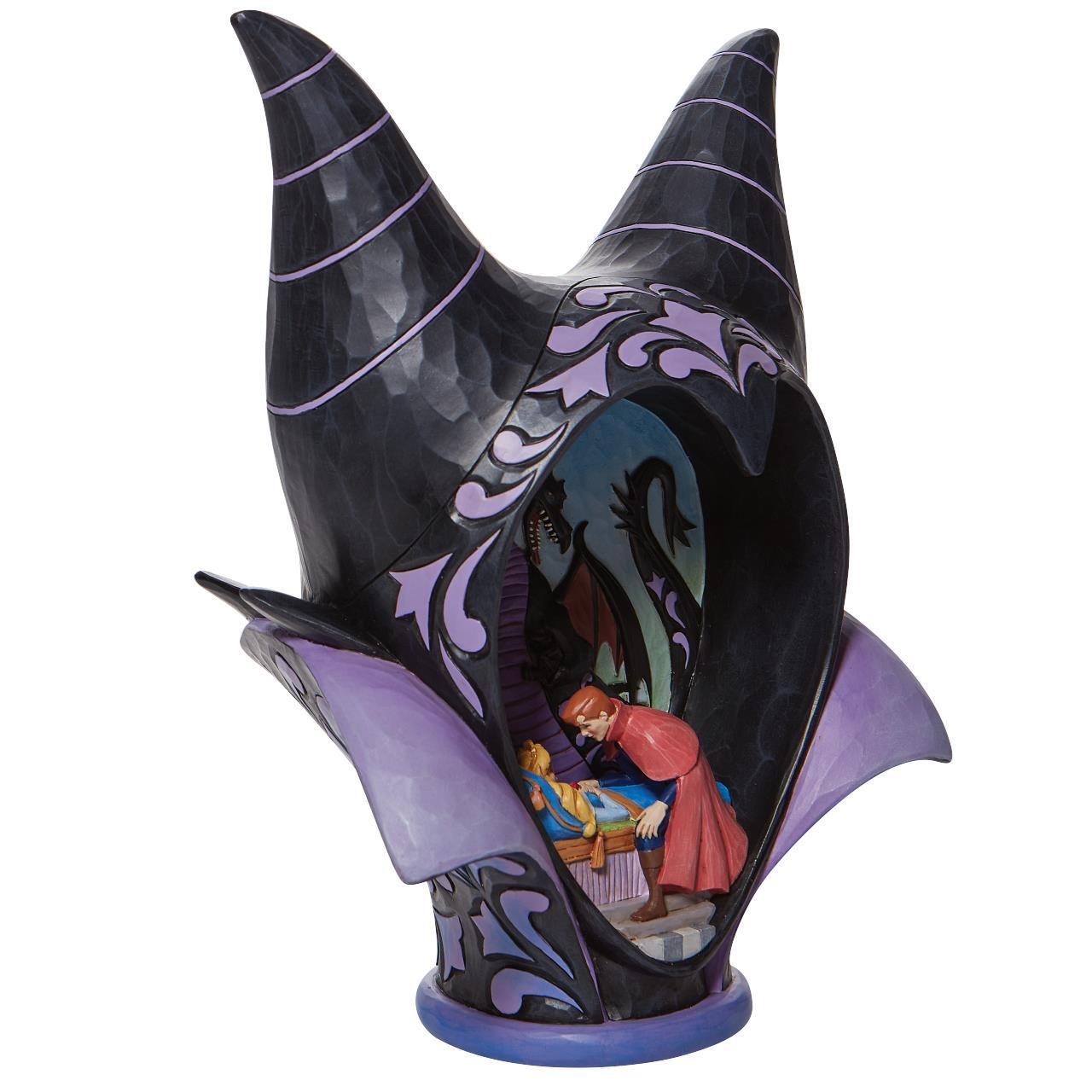 DISNEY TRADITIONS BY JIM SHORE MALEFICENT HEADDRESS SCENE