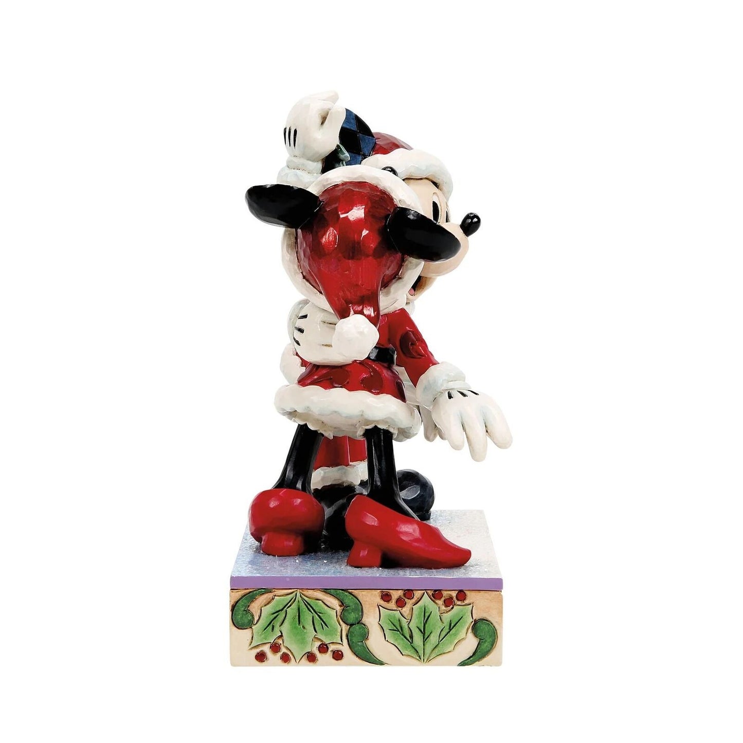 DISNEY TRADITIONS BY JIM SHORE CHRISTMAS MICKEY & MINNIE MISTLETOE