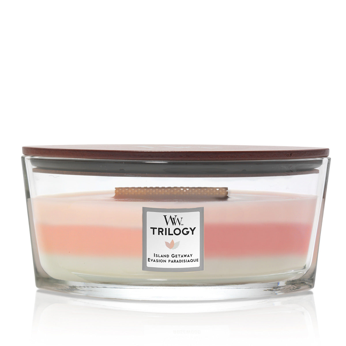 Woodwick Candles Trilogy Ellipse Candle Island Getaway Trilogy