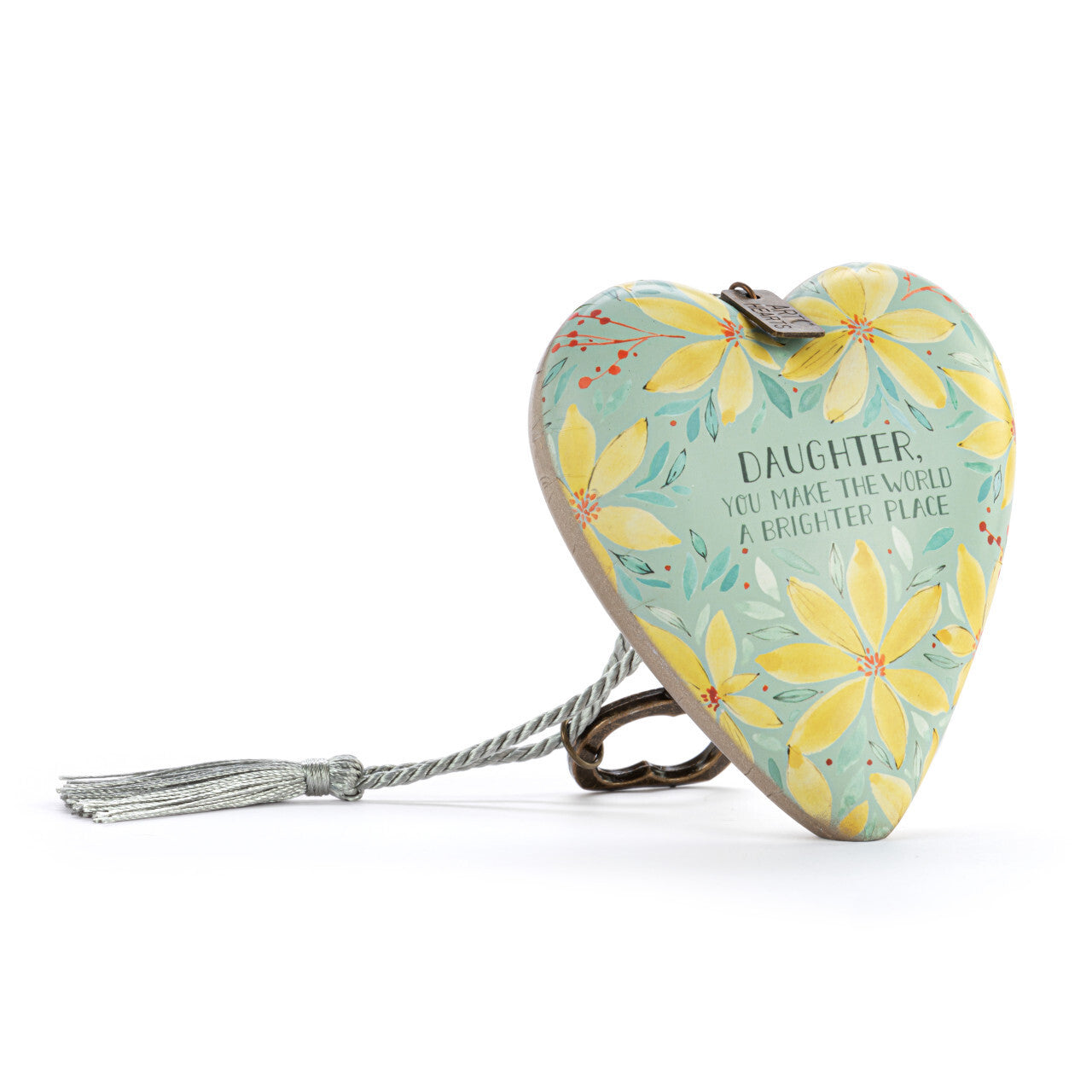 ART HEART DAUGHTER YOU MAKE THE WORLD BRIGHTER