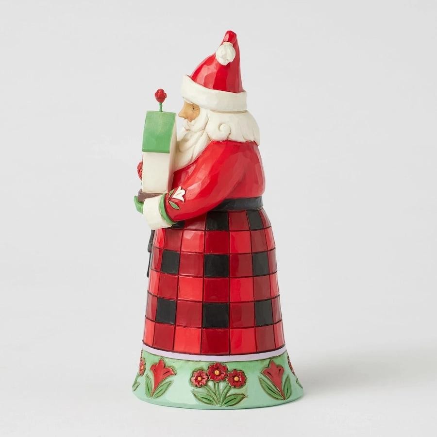 Heartwood Creek By Jim Shore Santa With Cardinals & Birdhouse Figurine