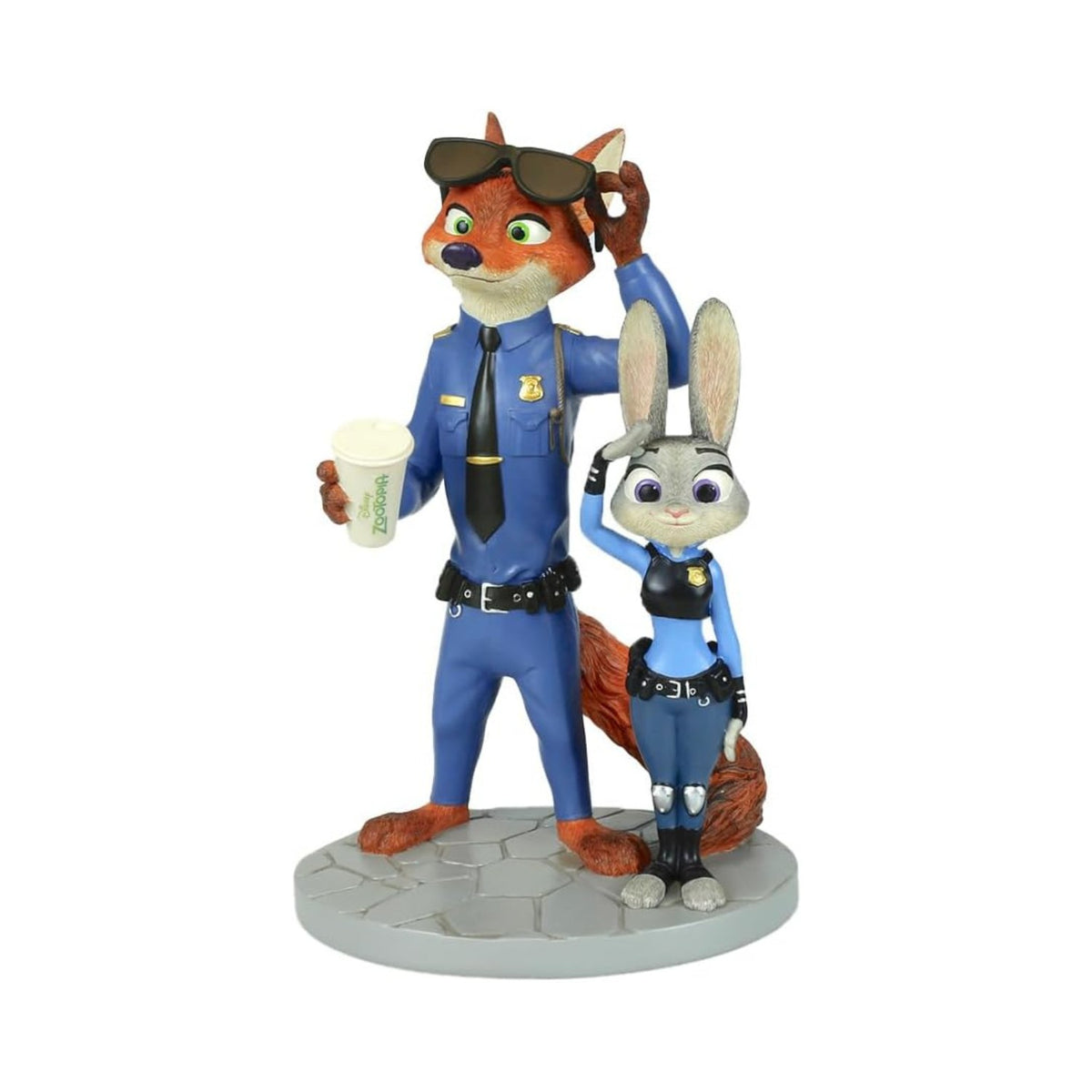 Disney Showcase Nick Wild & Judy Hopps In Uniform Zootopia