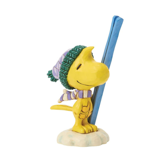 Peanuts By Jim Shore Mini Woodstock With Skis