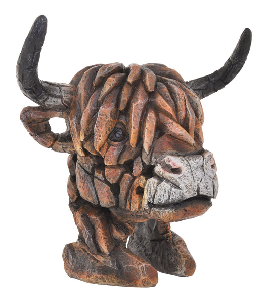 Sculpt Figurine Highland Cow Head Small