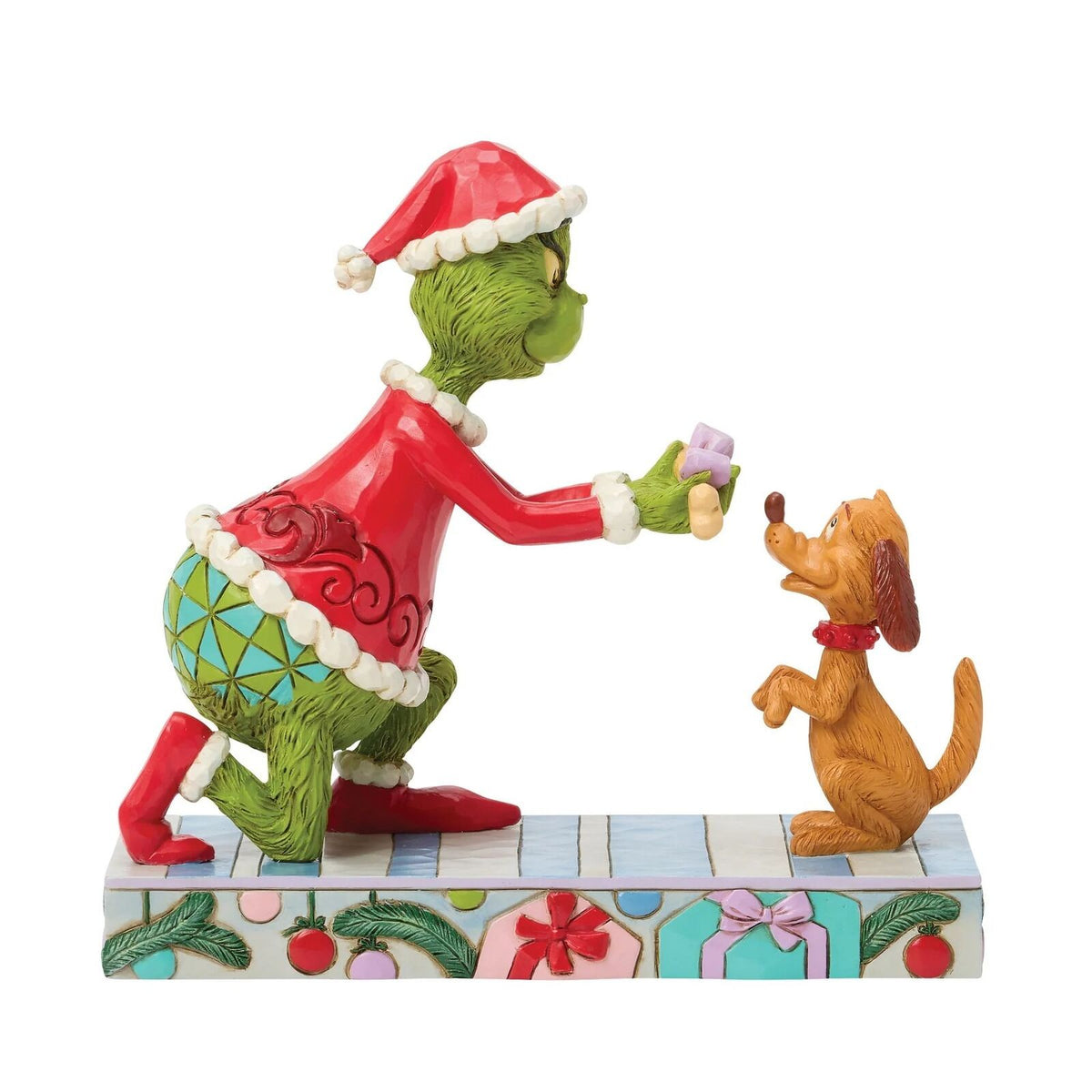 The Grinch By Jim Shore Grinch Giving Max A Bone