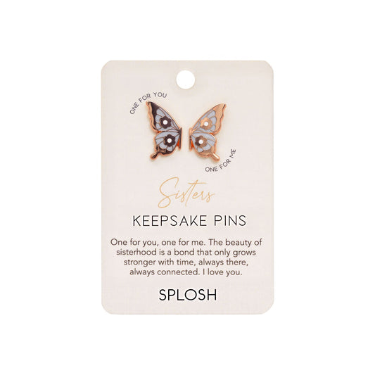 Keepsake Pin Forever Connected Sisters