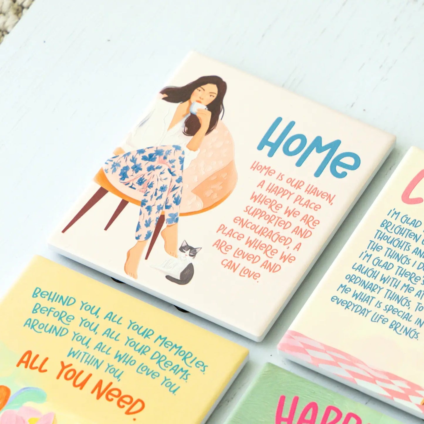 Ceramic Verse Plaque Billie Home