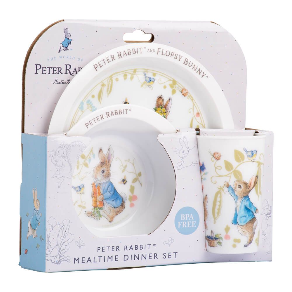 PETER RABBIT 3PC MEALTIME DINNER SET