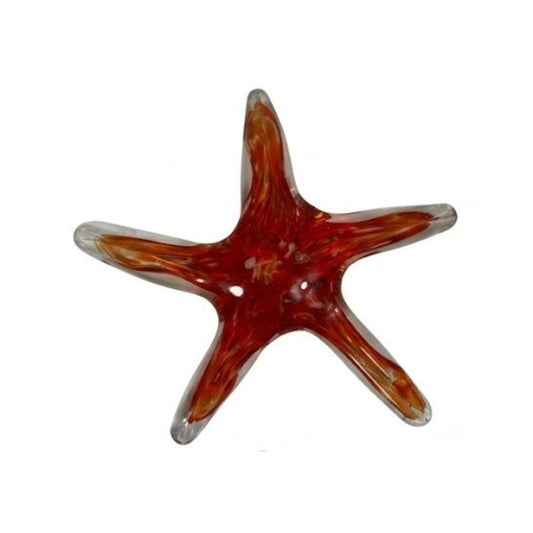 ZIBO ART GLASS SEA STAR RUBY