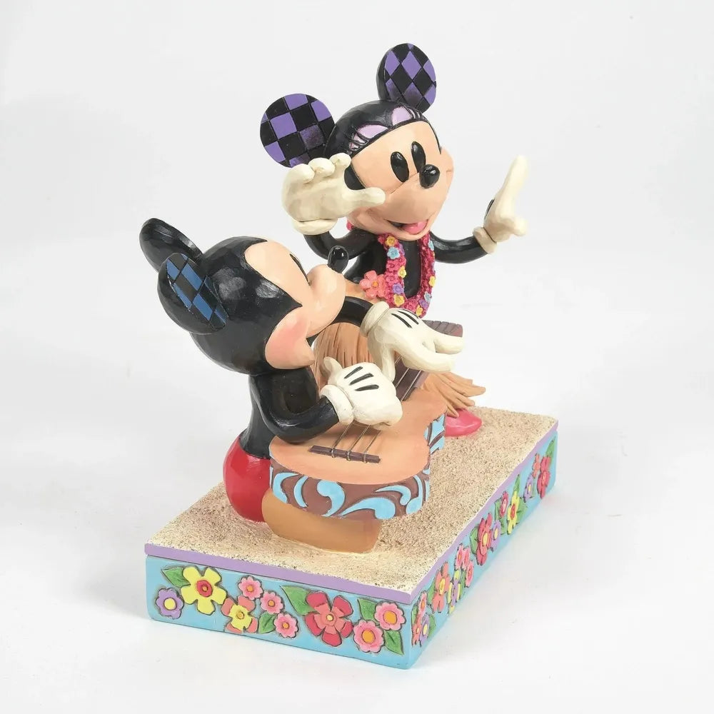 DISNEY TRADITIONS BY JIM SHORE MICKEY AND MINNIE HAWAII