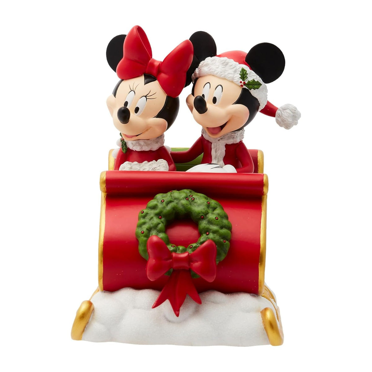 DISNEY SHOWCASE CHRISTMAS MICKEY & MINNIE IN SLEIGH
