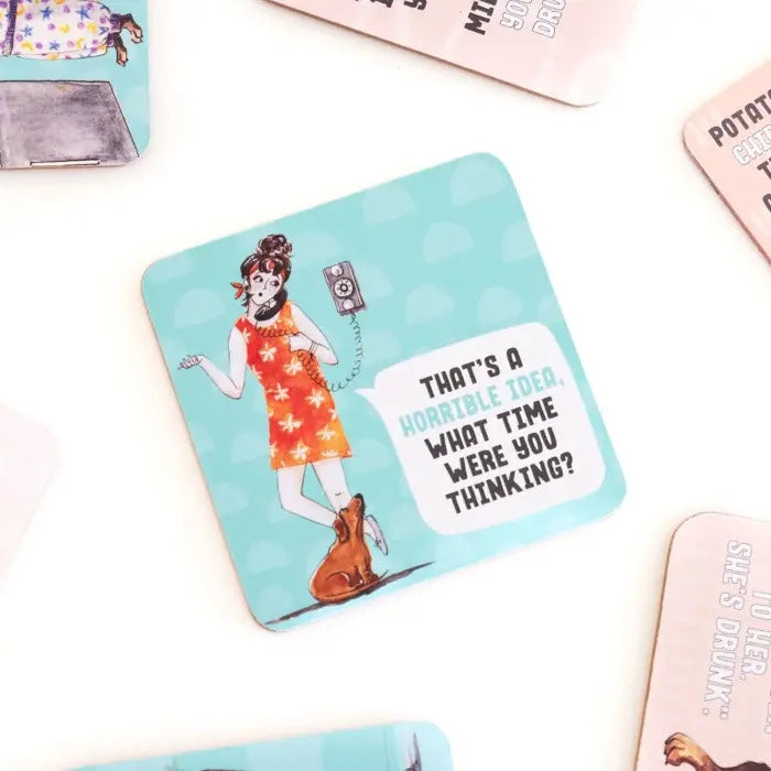 Olive & Co. What Time Coaster