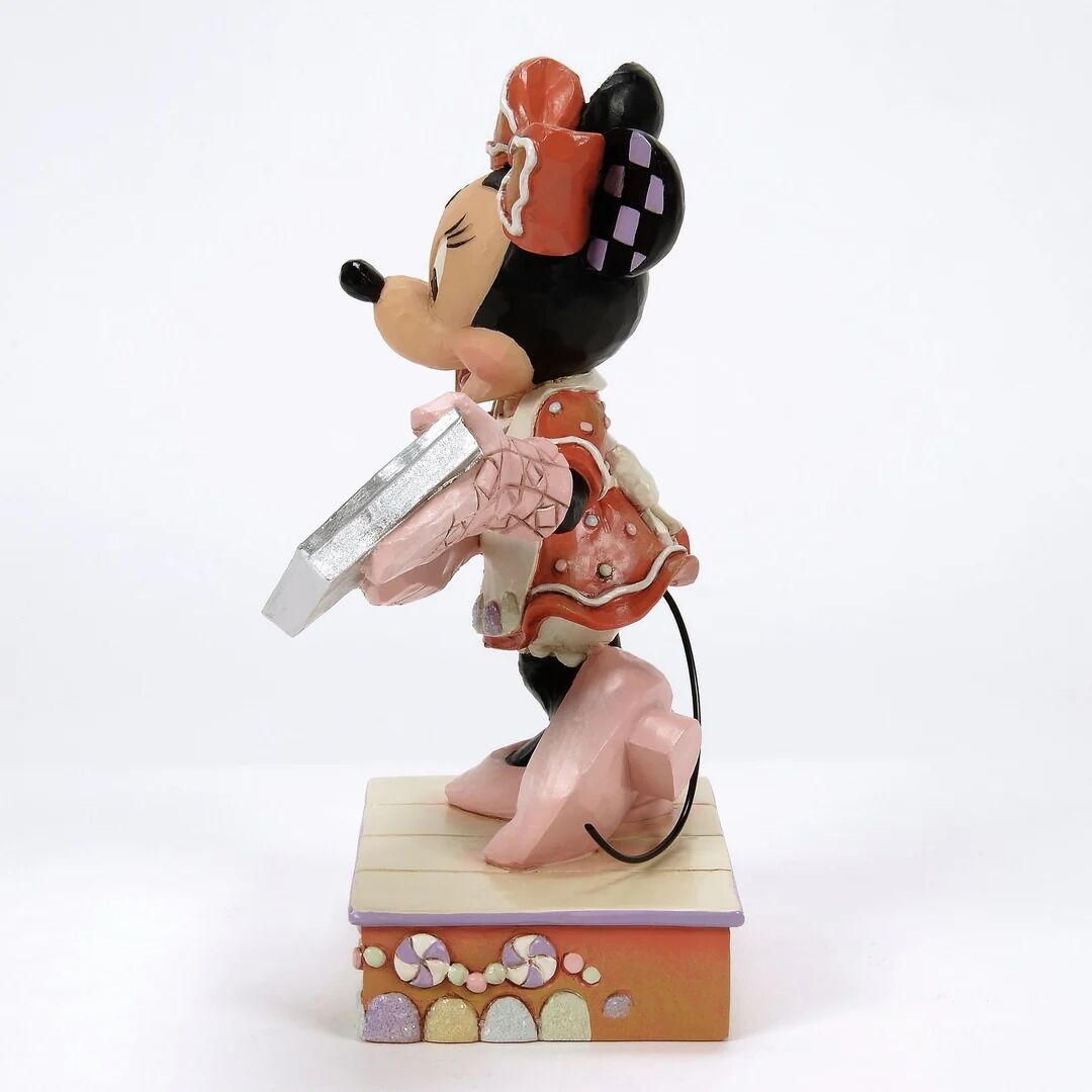 DISNEY TRADITIONS BY JIM SHORE MINNIE WITH GINGERBREAD COOKIES