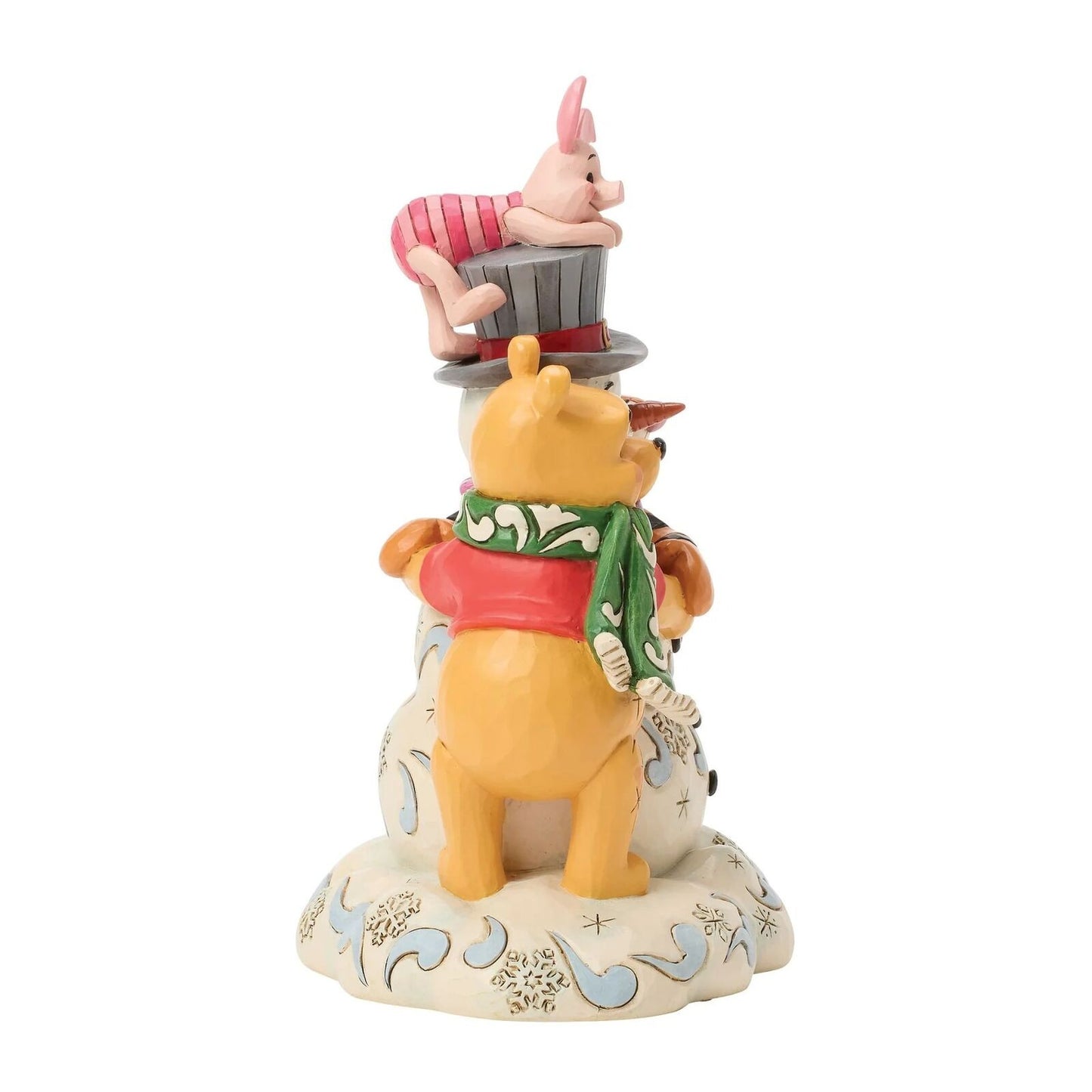 DISNEY TRADITIONS BY JIM SHORE CHRISTMAS POOH & FRIENDS SNOWMAN