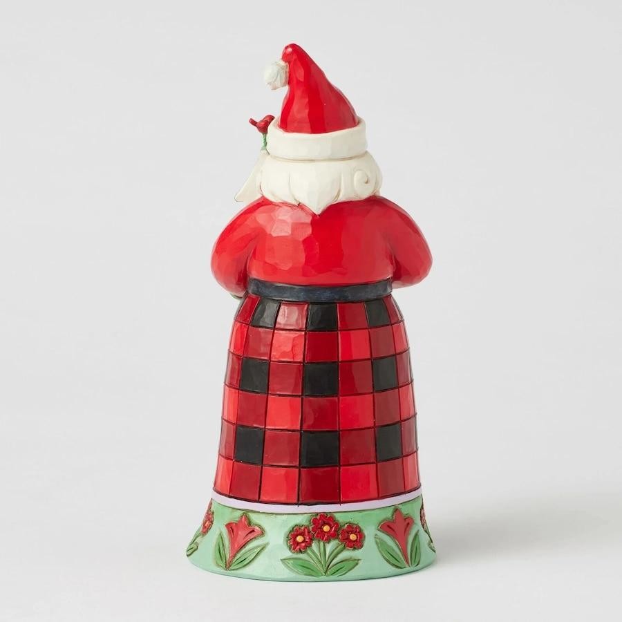 Heartwood Creek By Jim Shore Santa With Cardinals & Birdhouse Figurine