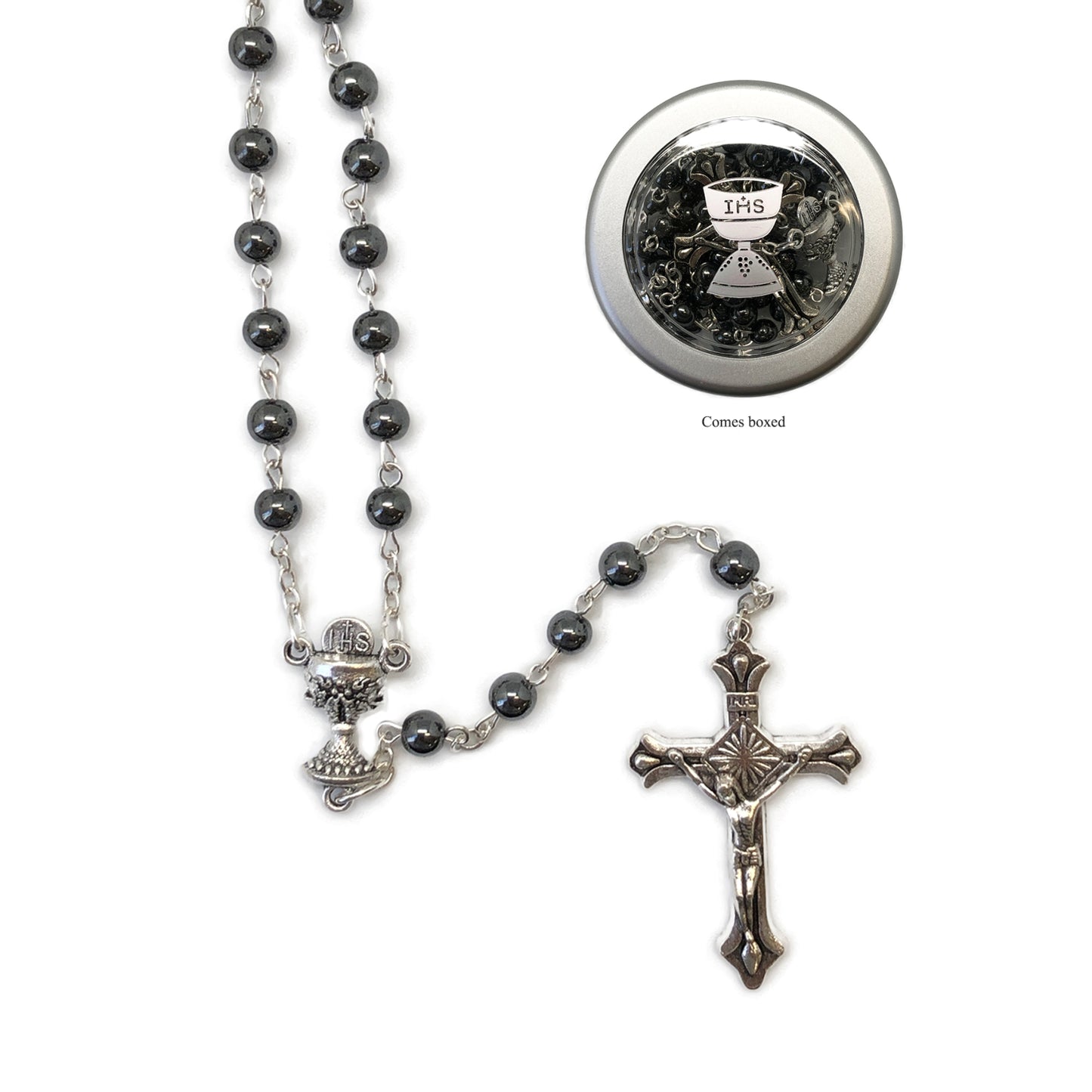 ROSARY BEADS HEMITITE COMMUNION CHALICE DESIGN