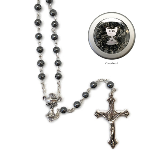 ROSARY BEADS HEMITITE COMMUNION CHALICE DESIGN