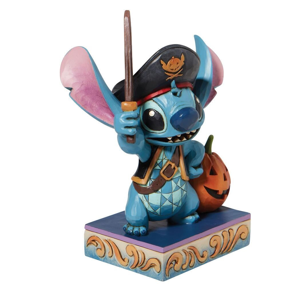 DISNEY TRADITIONS BY JIM SHORE STITCH AS PIRATE 16CM