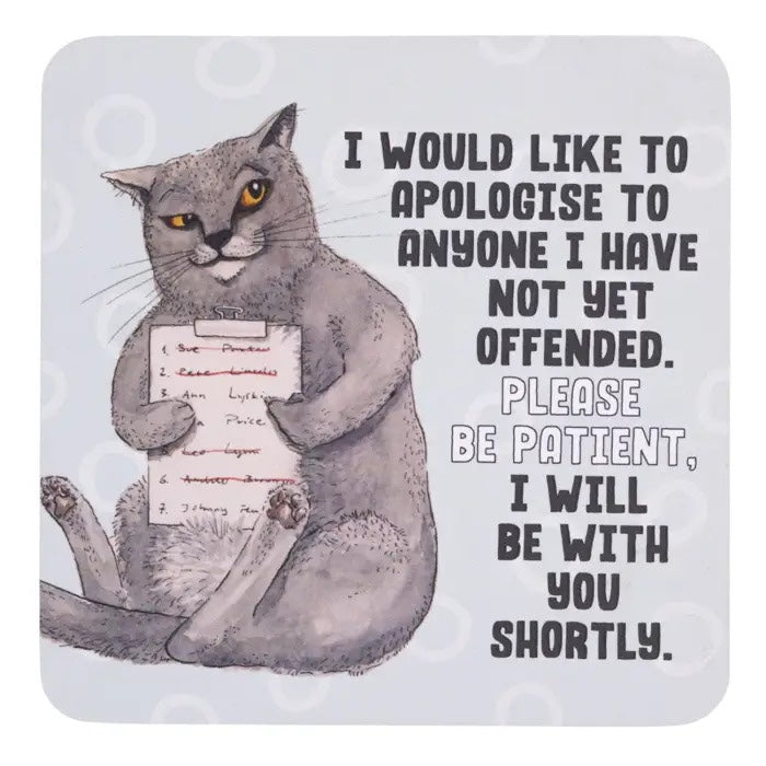 Olive & Co. Offended Coaster