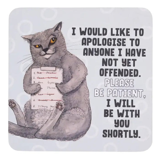 Olive & Co. Offended Coaster