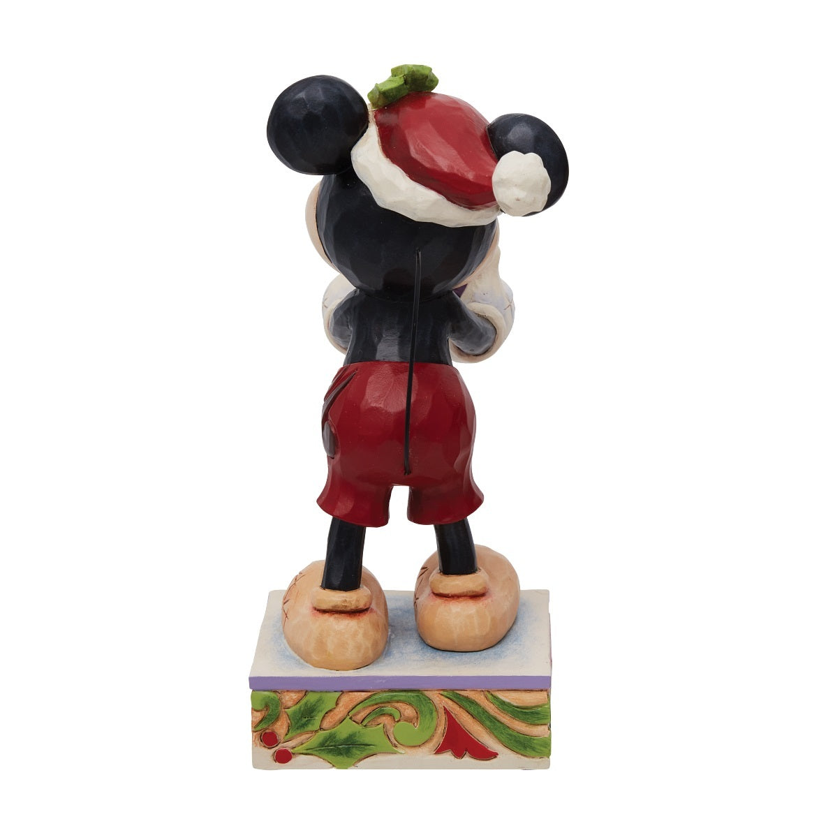 DISNEY TRADITIONS BY JIM SHORE SANTA MICKEY WITH GIFT 16CM