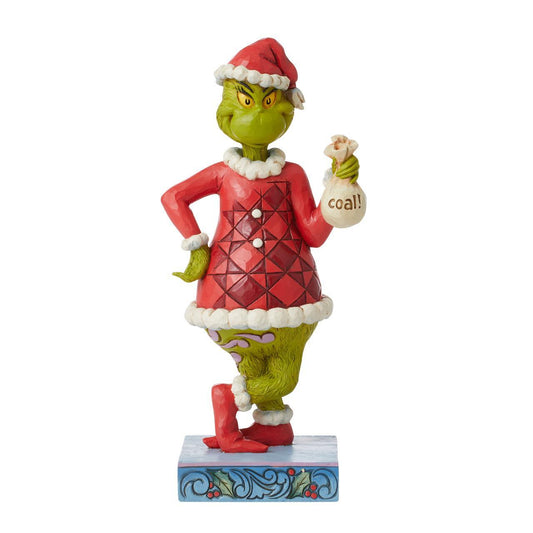 THE GRINCH BY JIM SHORE GRINCH WITH COAL 21CM