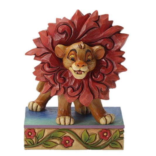 DISNEY TRADITIONS BY JIM SHORE SIMBA PERSONALITY POSE