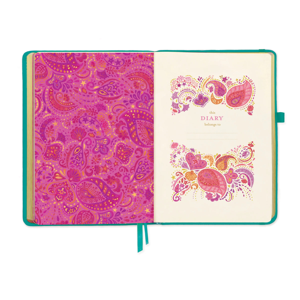 Intrinsic 2027 Diary Planner The Year For Abundance - Turquoise Twist