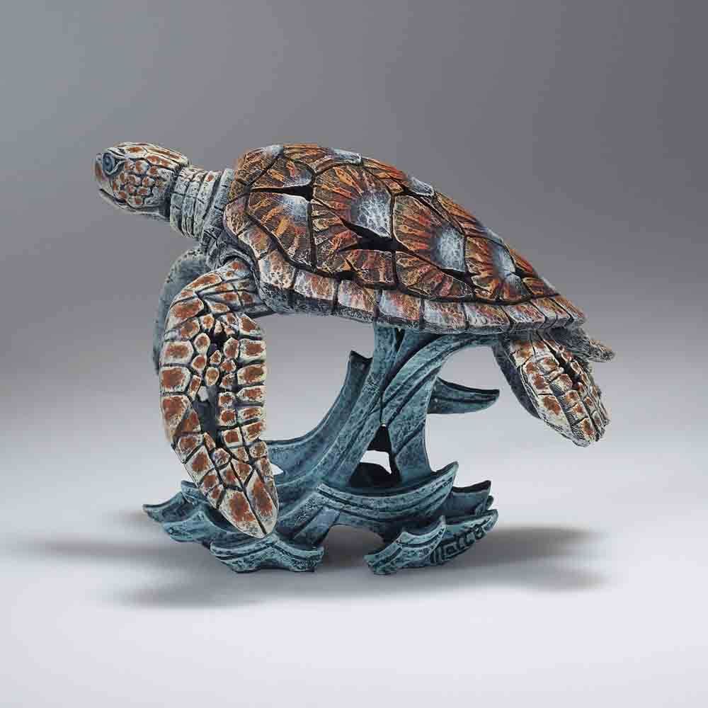 EDGE SCULPTURE MINIATURE SEA TURTLE