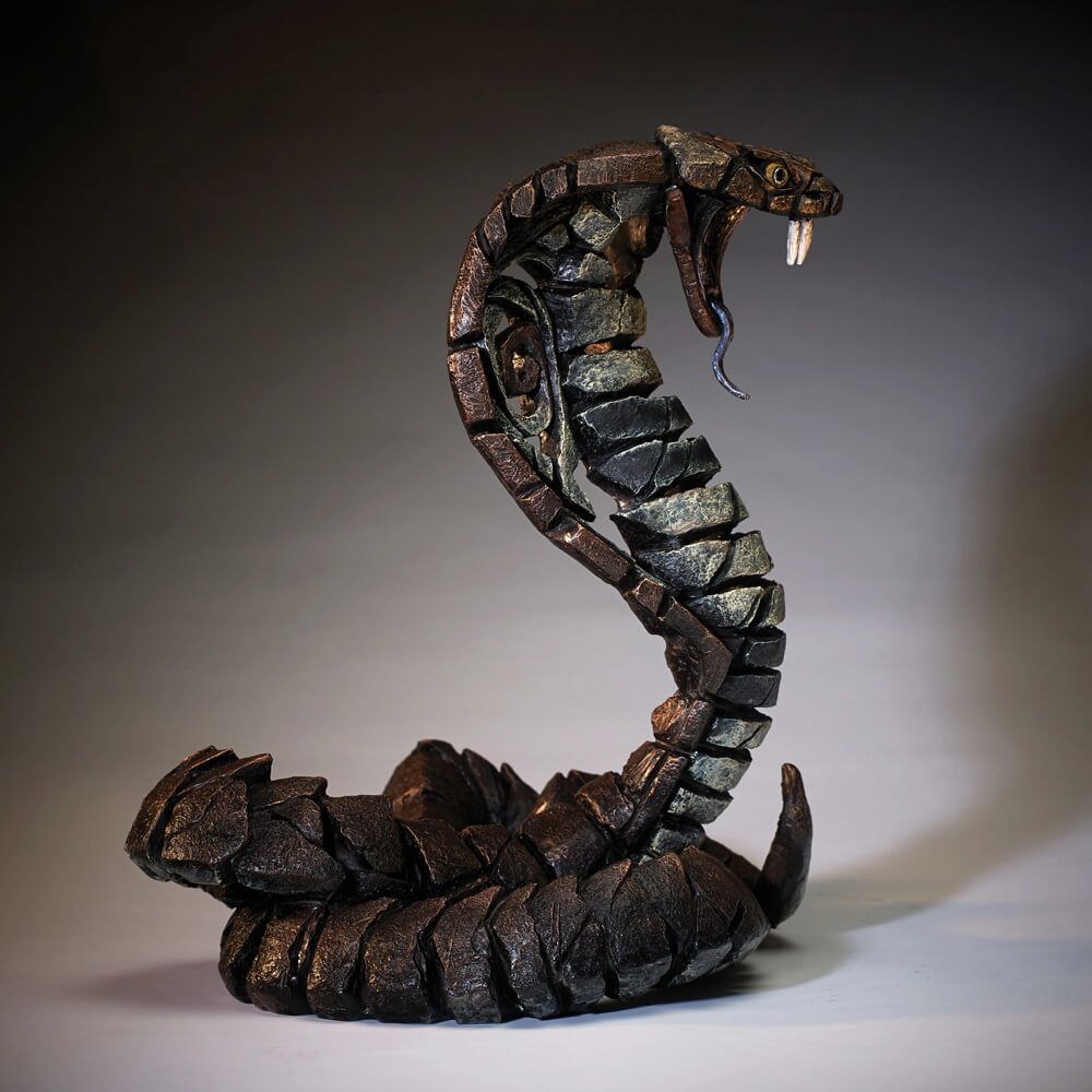Edge Sculpture Cobra Figure