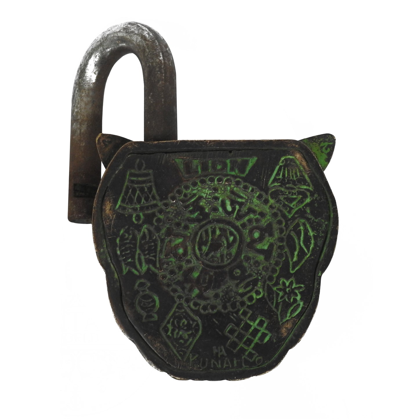 Padlock Brass Lion Head