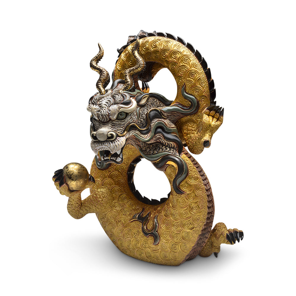 RINCONADA DE ROSA FIGURINE INFINITE CHINESE DRAGON 38CM