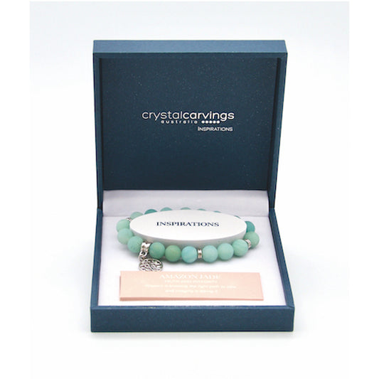 Bramble Bay Bracelet Amazon Jade Matte Tree Of Life Charm