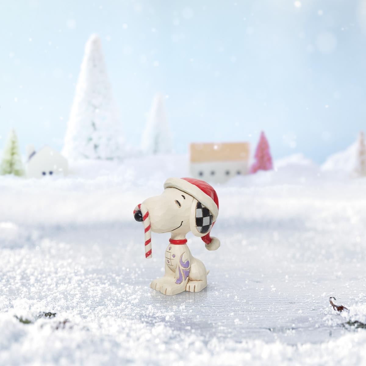 Peanuts By Jim Shore Mini Snoopy With Candy Cane