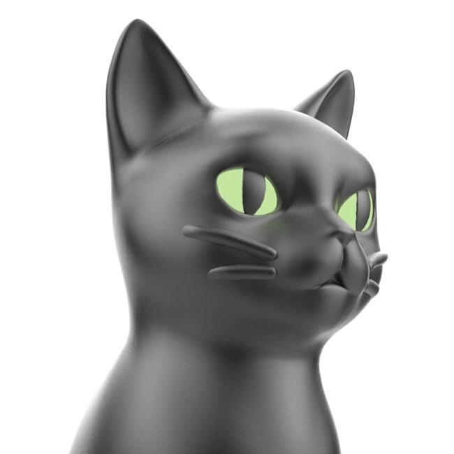 METALMORPHOSE BOOKMARK SITTING BLACK CAT