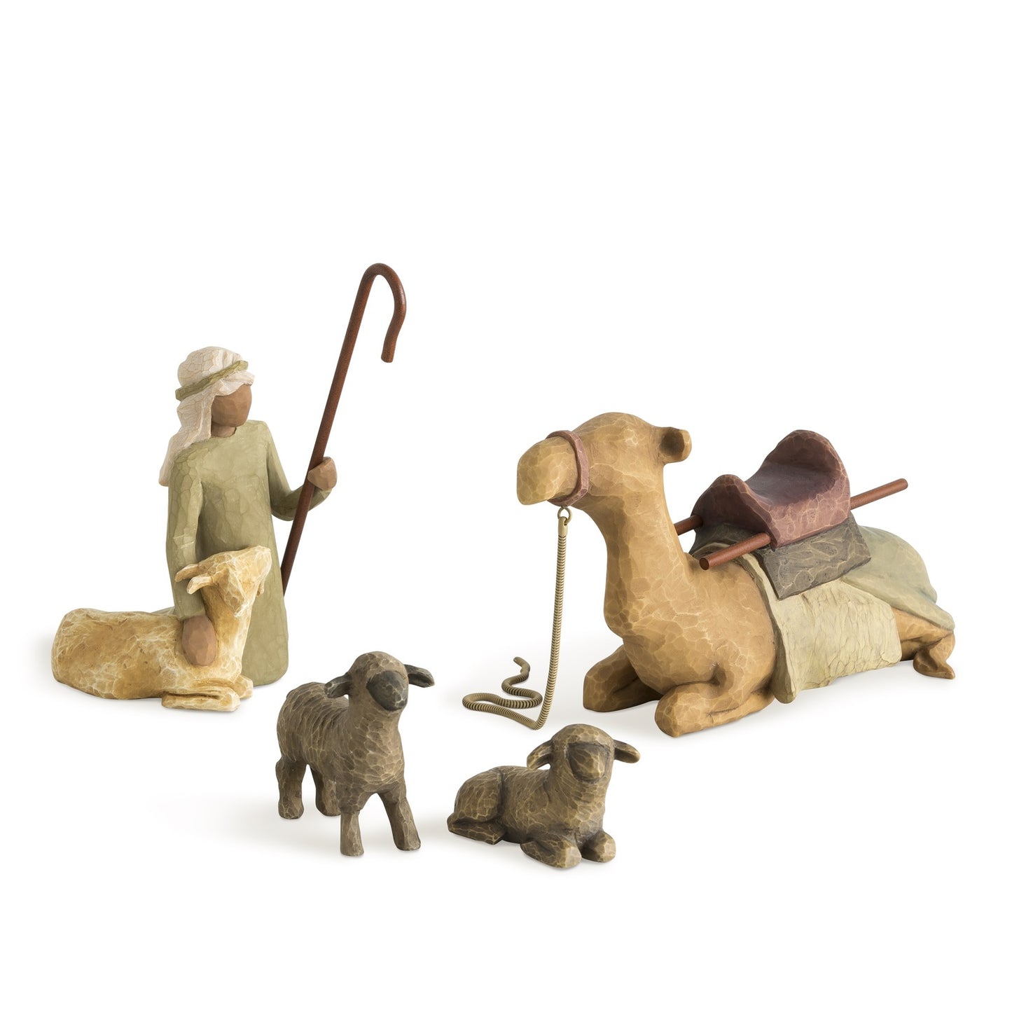 WILLOW TREE NATIVITY - SHEPHERD & STABLE ANIMALS